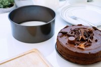 Luxe Kitchen 16cm Round Loose Base Deep Cake Pan