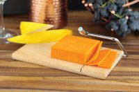 Apollo Housewares Rubberwood Cheese Board With Wire