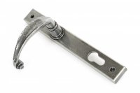 Pewter Cottage Slimline Lever Espag. Lock Set