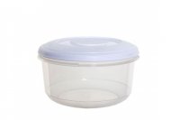 Whitefurze Round Food Storage Box - 1L