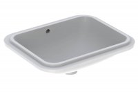 Geberit VariForm 450mm Rectangular Undercounter Basin - With Overflow