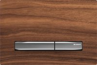 Geberit Sigma 50 Black Walnut Dual Flush Plate