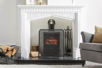 Inglenook Black Square Spark Guard with Black Ring