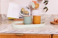 KitchenCraft Idilica Storage Canister 450ml - Green