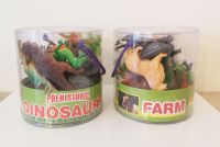 Farm Dinosaur Playsets in a Tub - 20 Pieces 