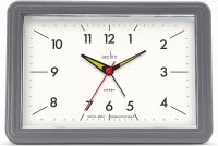 Acctim Drake Sweep Alarm Clock - Grey