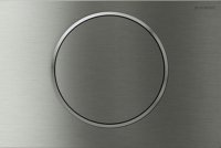 Geberit Sigma 10 Stainless Steel Brushed/Polished/Brushed Single Flush Plate