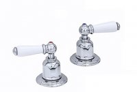 Perrin & Rowe Pair 3/4" Lever Deck Valves