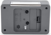 Acctim Drake Sweep Alarm Clock - Grey
