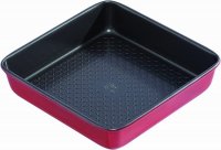 Hairy Bikers Square Cake Tin - Red