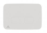 Ideal Standard Oleas M3 Silk White Mechanical Dual Flushplate
