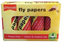 Rentokil Fly Papers Pack of 4