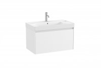 Roca Ona Unik 800mm Basin & Matt White Unit (1 Drawer)