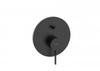 Roca Ona Built-In Matt Black Bath Shower Mixer with Diverter (2 Ways)