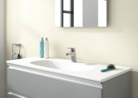 Ideal Standard Tesi Gloss Light Grey 100cm 2 Drawer Vanity Unit