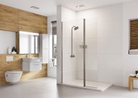 Roman Haven Select 400mm Pivot Deflector Panel (10mm) - Gunmetal