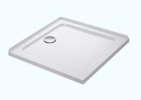 Mira Flight Low 800 x 800mm Square Shower Tray with 2 Upstands