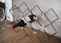 BarCraft Iron Wire Wine Rack