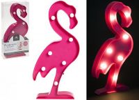 Flamingo Pink LED Battery Light 