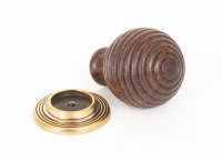 Rosewood and AB Beehive Cabinet Knob 38mm