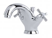 Perrin & Rowe 3Hole Deck Mounted Basin Mixer with Crosshead Handles (3826)