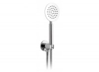 Vado Aquablade Round Mini Shower Kit with Integrated Outlet and Bracket & Hose
