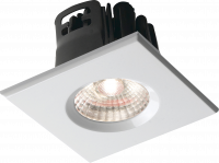 Knightsbridge Square White Bezel for VFRCOB Downlights (VFRSBEZW)