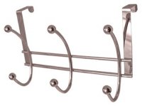 over the door hat & coat 3 ball metal cp