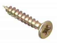 ForgeFix Multi-Purpose Pozi Compatible Screw CSK ST ZYP 4.0 x 25mm Forge (Pack of 35)