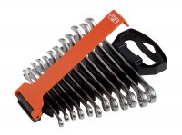 Bahco Chrome Polished Combination Spanner Set 12 Piece