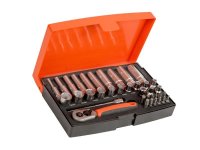 Bahco SL25L Socket Set of 37 Metric 1/4in Deep Drive