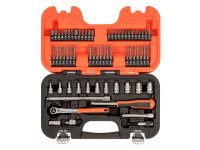 Bahco SL65 Slim Socket Set of 65 Metric 1/4in Drive