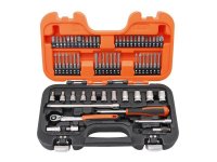 Bahco SL65 Slim Socket Set of 65 Metric 1/4in Drive