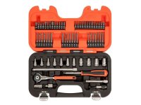 Bahco SW65 Swivel Socket Set of 65 Metric 1/4in Drive