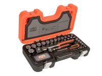 Bahco SW79 Swivel Socket Set of 79 Metric 1/4in & 1/2in Drive