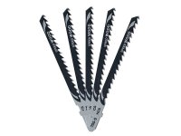 DeWalt HCS Wood Jigsaw Blades Pack of 5 T244D