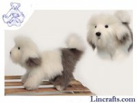 Soft Toy Dulux Dog, Old English Sheepdog by Hansa (30cm) 5377