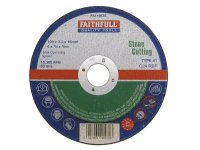 Faithfull Stone Cut Off Disc 100 x 3.2 x 16mm