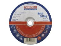 Faithfull Depressed Centre Metal Cutting Disc 230 x 3.2 x 22.23mm
