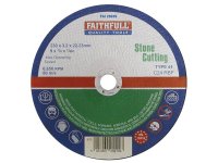 Faithfull Stone Cut Off Disc 230 x 3.2 x 22.23mm