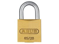 Abus 65/20mm Brass Padlock