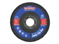 Faithfull Abrasive Jumbo Flap Disc 115mm Coarse