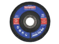 Faithfull Abrasive Jumbo Flap Disc 115mm Fine