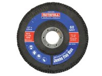 Faithfull Abrasive Jumbo Flap Disc 127mm Medium