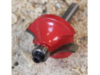 Faithfull Router Bit TCT 9.5mm Rounding Over 1/4in Shank