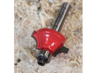 Faithfull Router Bit TCT 6.3mm Rounding Over 1/4in Shank