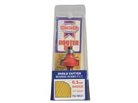 Faithfull Router Bit TCT Mini Trim 6.3mm x 25.4mm 1/4in Shank