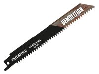 Faithfull S922HF Bi-Metal Sabre Saw Blade Demolition 150mm 10 TPI (Pack 5)