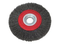 Faithfull Wire Wheel 200 x 25mm 32mm Bore 0.30mm Wire