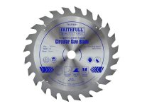 Faithfull TCT Circular Saw Blade 180 x 16mm x 24T POS